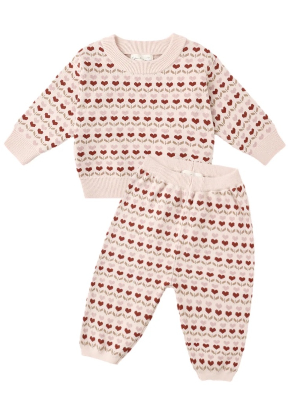 RYLEE & CRU 💕Kids Pink Heart Set